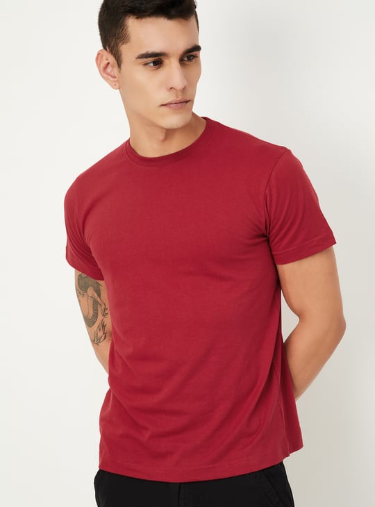 Men Solid T-shirt - Pack of 3