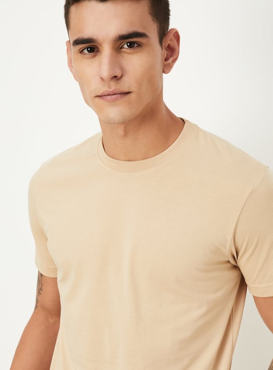 Men Solid T-shirt - Pack of 3