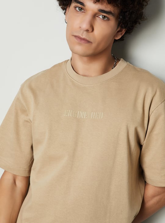 Men Typographic Printed T-shirt