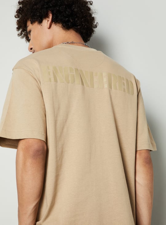 Men Typographic Printed T-shirt
