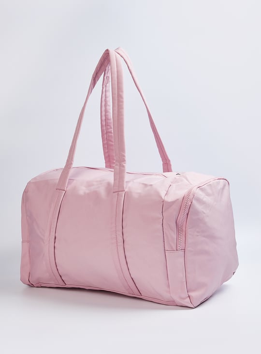 Women Solid Duffle Bag