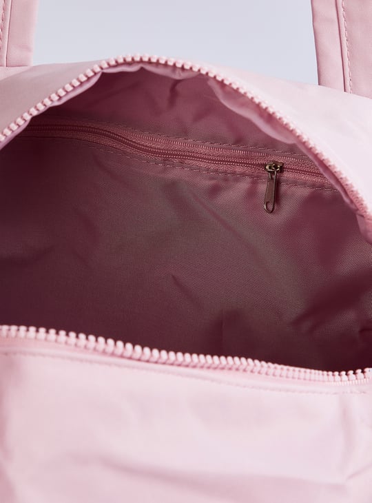 Women Solid Duffle Bag