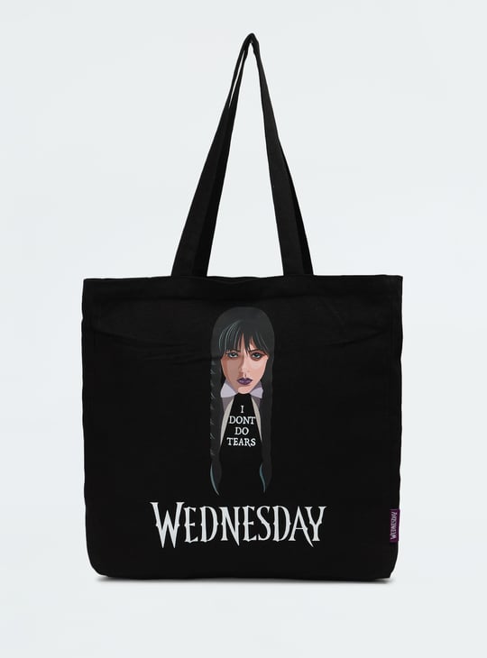 Women Wednesday Printed Shopper Bag