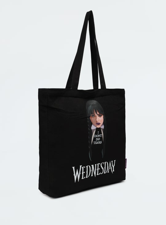 Women Wednesday Printed Shopper Bag