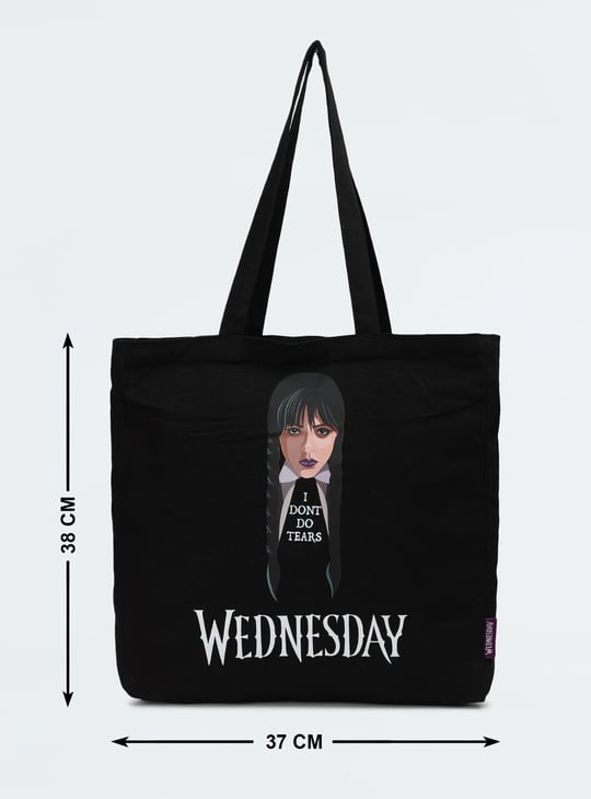 Women Wednesday Printed Shopper Bag