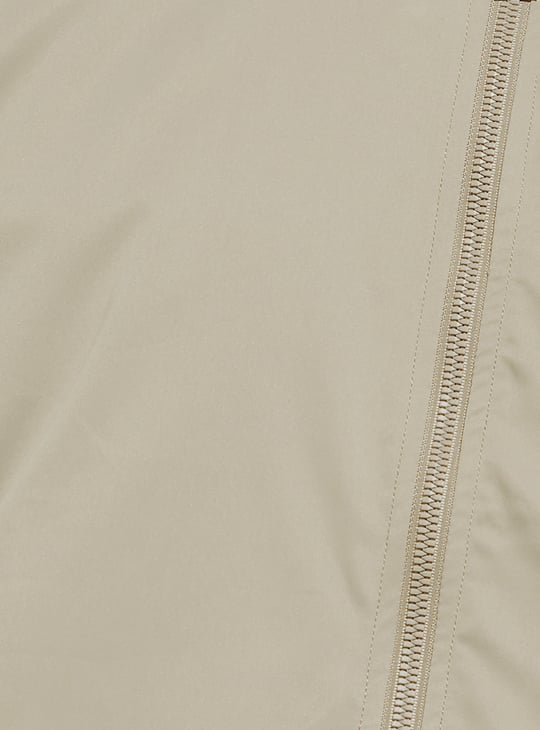 URB_N Men Solid Bomber Jacket