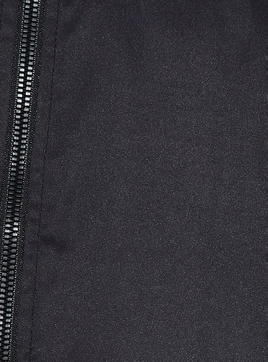 URB_N Men Solid Bomber Jacket