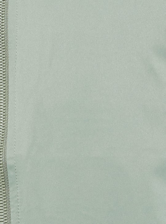 URB_N Men Solid Bomber Jacket