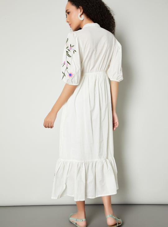 Women Embroidered A-Line Dress