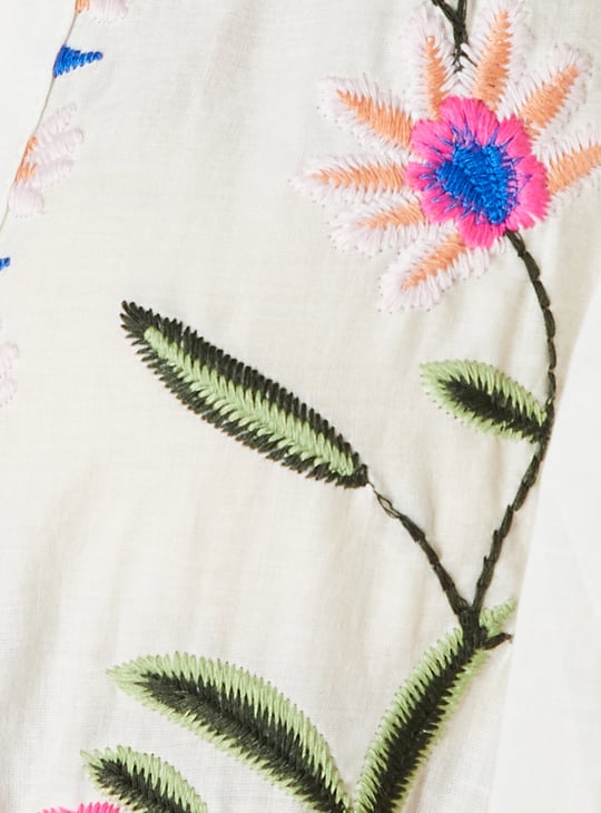 Women Embroidered A-Line Dress