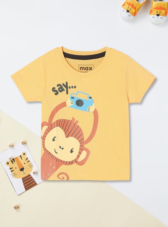 Boys Graphic Printed T-shirt Printed