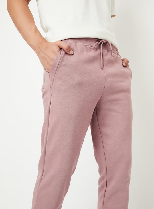 Men Solid Athleisure Joggers