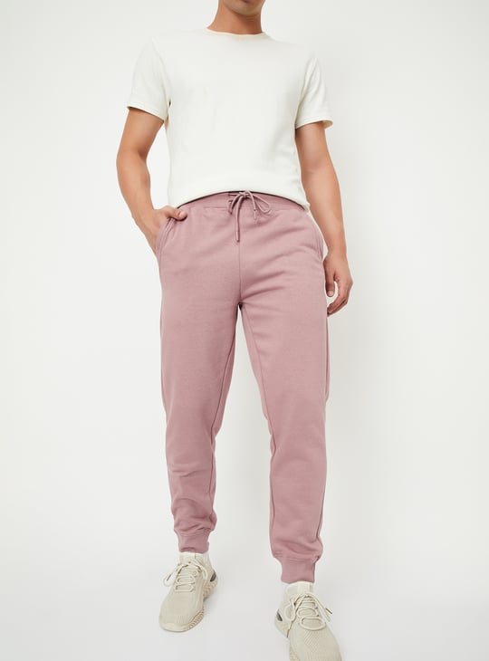 Men Solid Athleisure Joggers