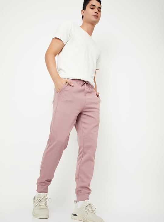 Men Solid Athleisure Joggers