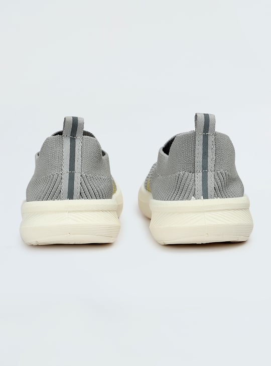 Boys Striped Slip-On Sports Shoes