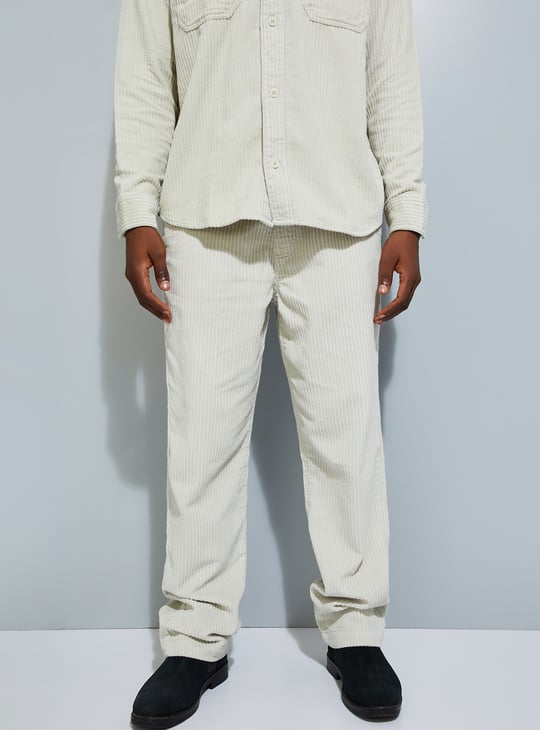 URB_N Men Loose Fit Corduroy Pants