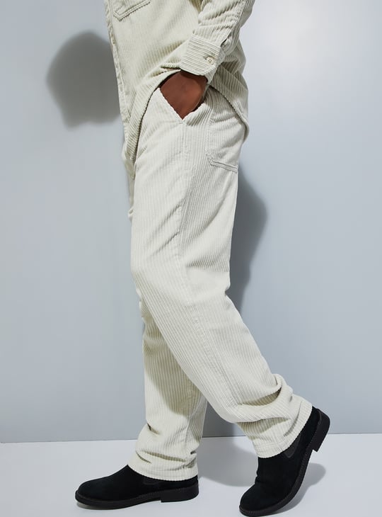 URB_N Men Loose Fit Corduroy Pants