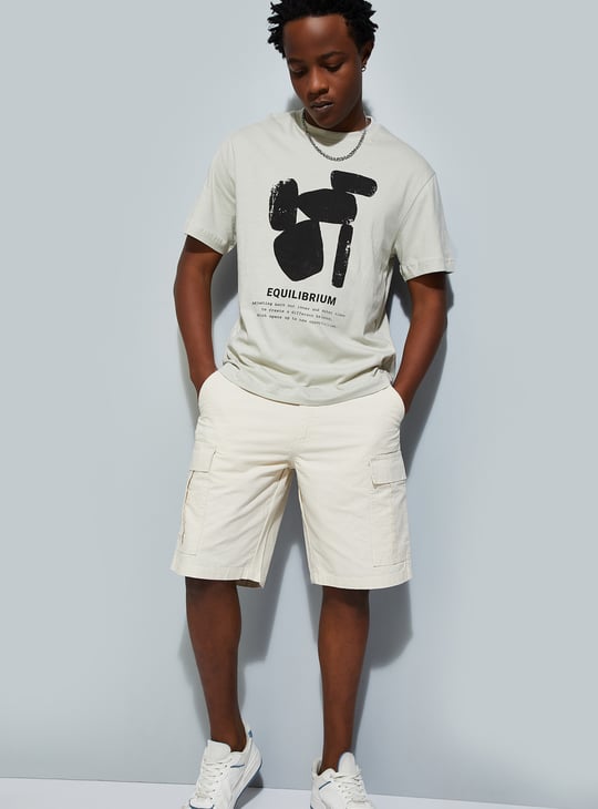 URB_N Men Regular Fit Graphic Print T-shirt