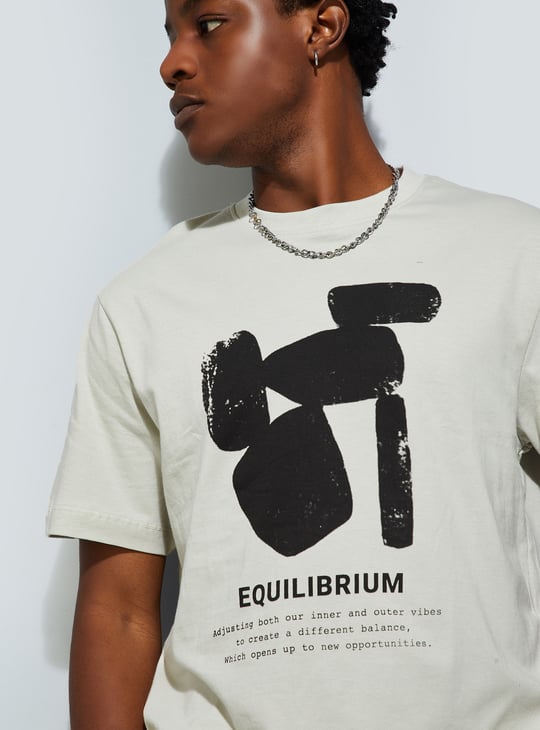 URB_N Men Regular Fit Graphic Print T-shirt