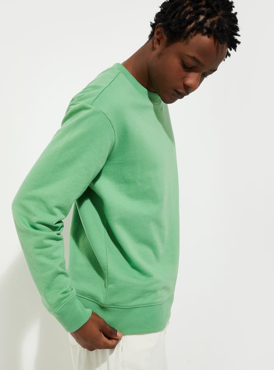 URB_N Men Solid Sweatshirt