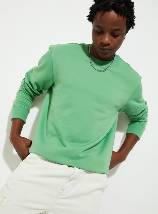 URB_N Men Solid Sweatshirt