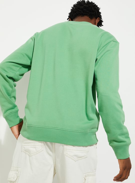 URB_N Men Solid Sweatshirt