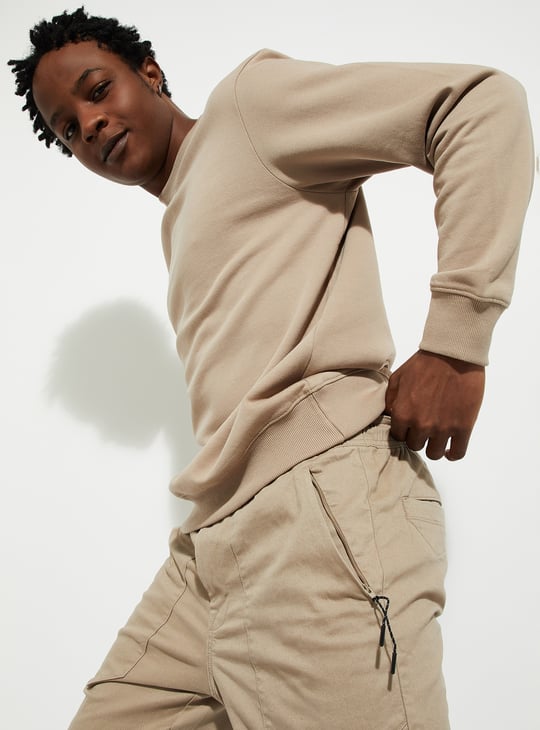 URB_N Men Solid Sweatshirt