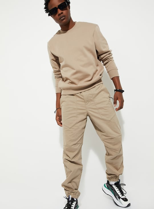 URB_N Men Solid Sweatshirt