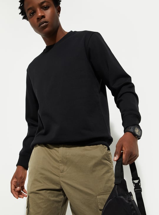 Buy URB_N Men Solid Sweatshirt Online at just Rs. 699.0