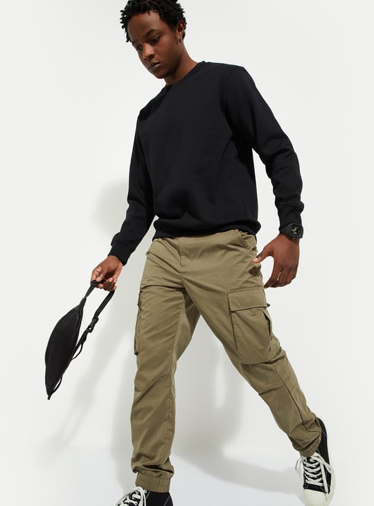 URB_N Men Solid Sweatshirt