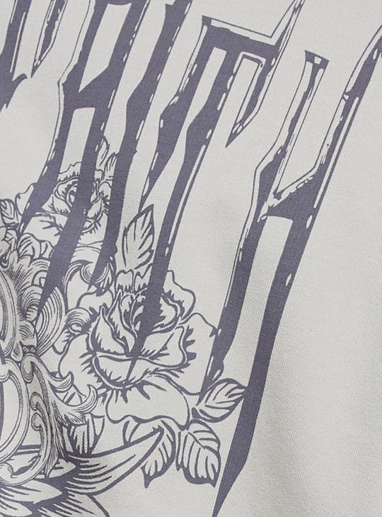 URB_N Men Oversized Back Printed T-shirt