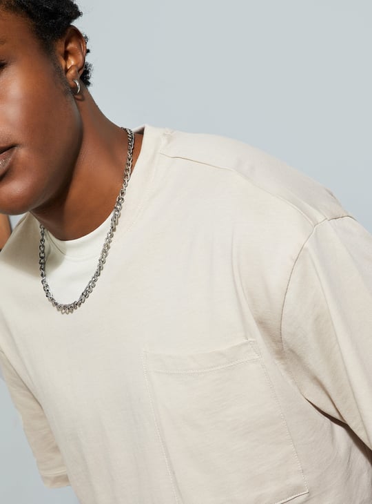 URB_N Men Oversized Solid T-shirt