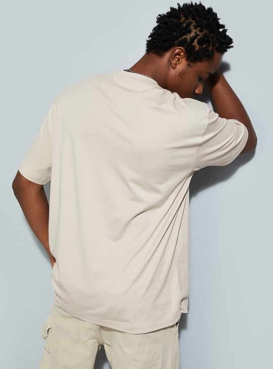 URB_N Men Oversized Solid T-shirt