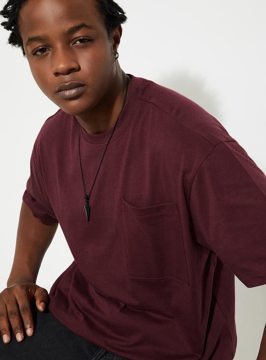 URB_N Men Oversized Solid T-shirt