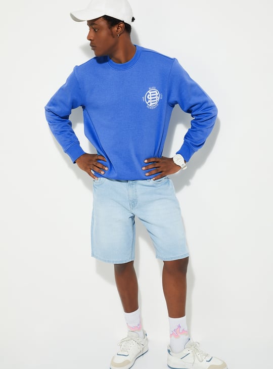 URB_N Men Placement Printed Sweatshirt - Main Image