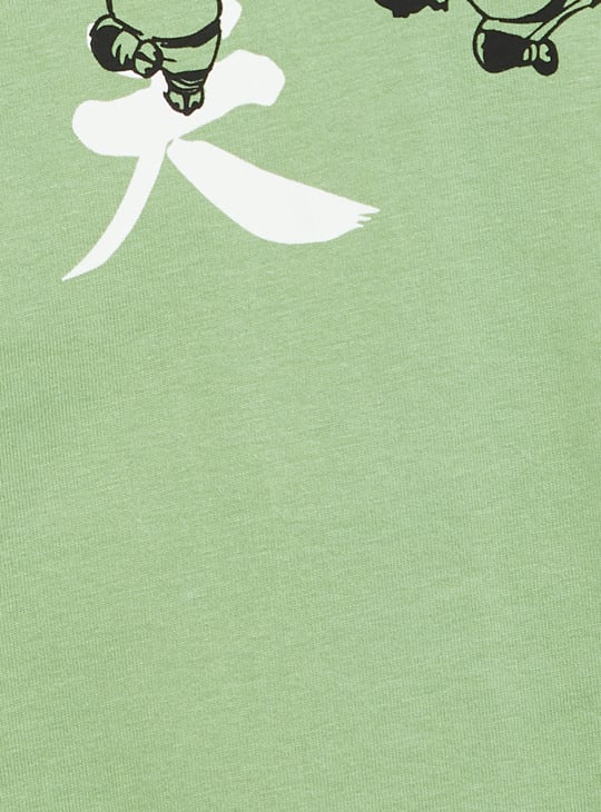 URB_N Men Oversized Kung Fu Panda Printed T-shirt