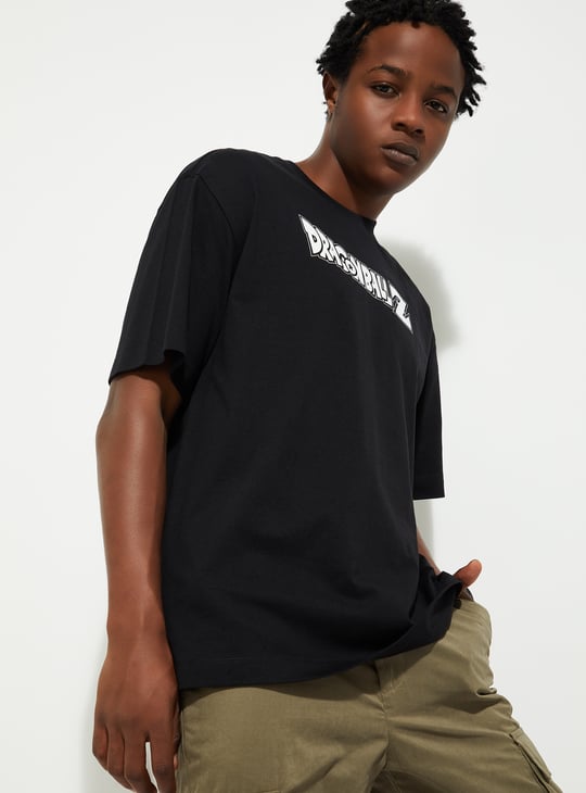 URB_N Men Oversized Dragon Ball-Z T-shirt