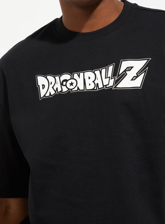 URB_N Men Oversized Dragon Ball Z T-shirt | Printed