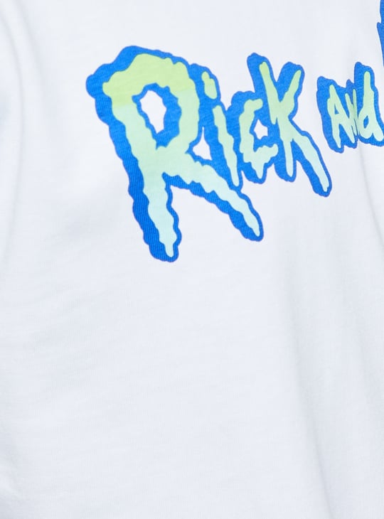 URB_N Men Oversized Rick & Morty T-shirt