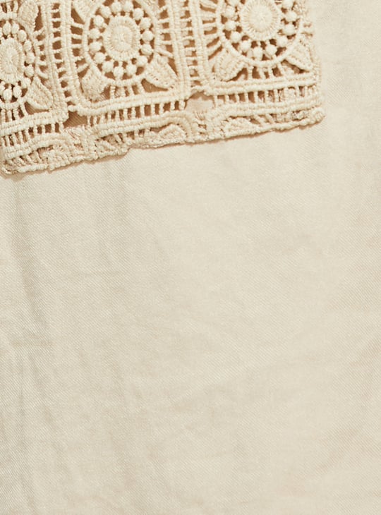 URB_N Men Resort Shirt with Crochet Pocket