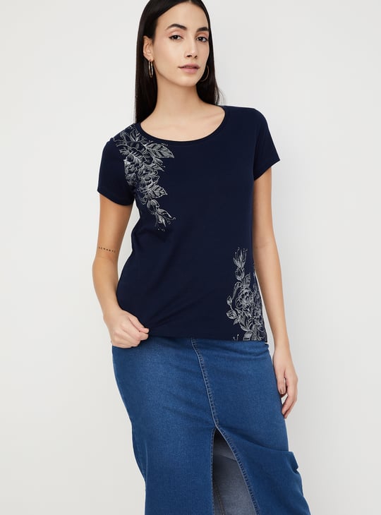 Women Graphic Printed T-shirt - Pack of 2