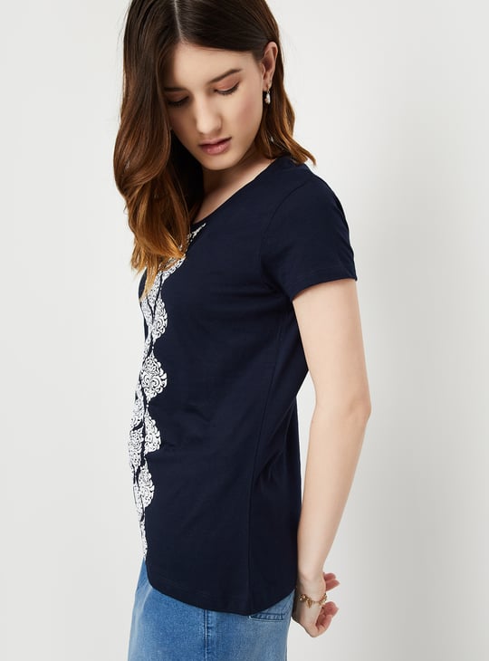 Women Graphic Printed T-shirt - Pack of 2