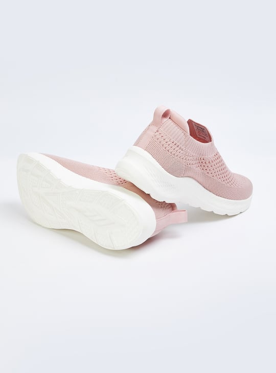 Women Knit Slip-On Sports Shoes