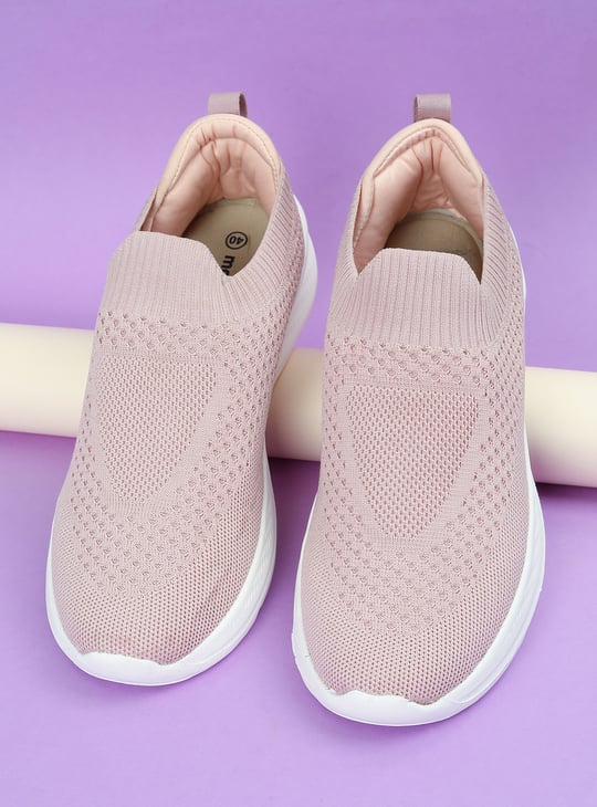 Women Knit Slip-On Sports Shoes