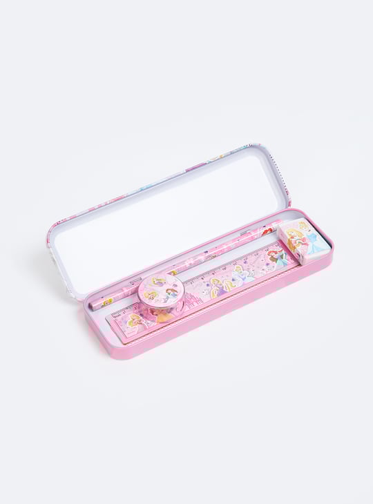 Kids Princess Printed Pencil Box Gift Set