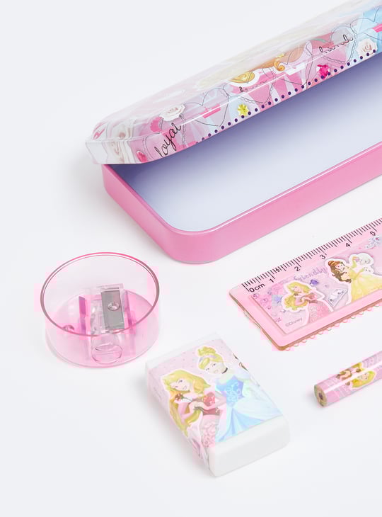 Kids Princess Printed Pencil Box Gift Set