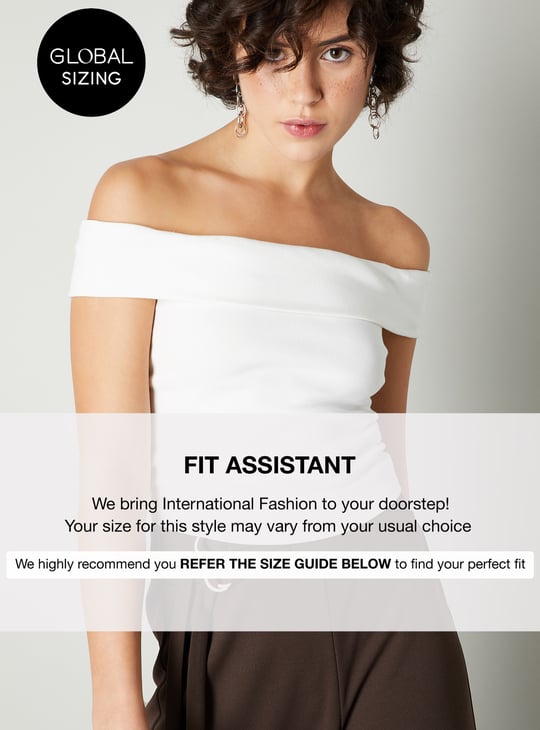 Women Ribbed Off-Shoulder Top