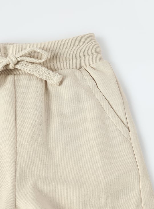 Boys Solid Cargo Joggers