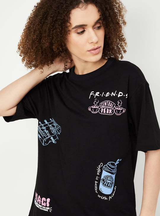 Women Friends Printed T-shirt