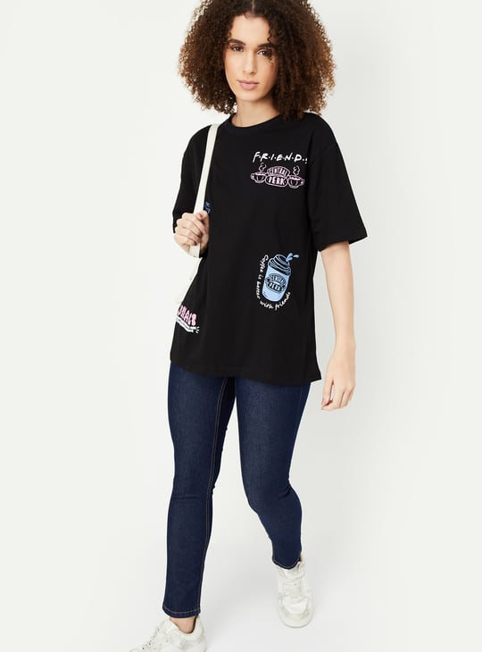 Women Friends Printed T-shirt